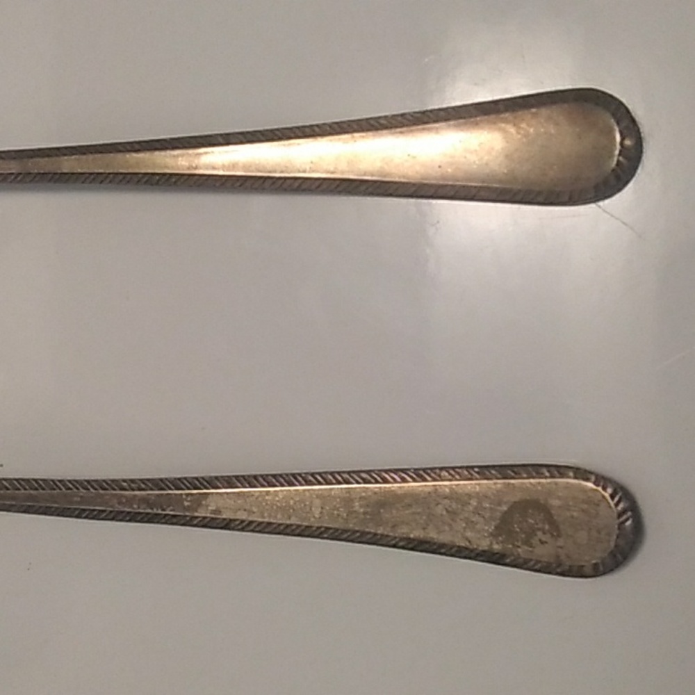 F.B. Rogers Silver Italy Salad Set - Picture 4 of 7